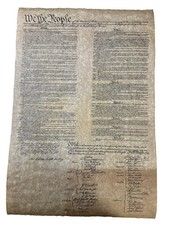 Constitution of The United States - Parchment Replica picture