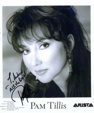 Country music singer Pam Tillis Signed Autographed 8x10 Photo To Andrew picture