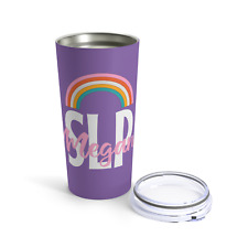 Customizable Rainbow Mug for Speech-Language Pathologist SLP Grad Gift Tumbler picture