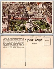 Washington Square New York City Aerial View Postcard picture