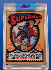 Superman #1 (1939) Custom Cut & Stacked 3-D Trading Card In Case  picture