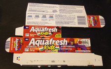 Rare Aquafresh Kids X-Men Toothpaste Box-Magneto picture