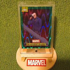 2024 Topps Chrome Marvel Professor Xavier Green Raywave 42/99 picture