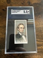 1924 Ogden Leaders Of Men Abraham Lincoln Graded SGC 5.5 #28 President picture