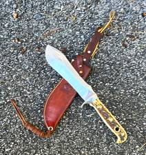Vintage puma white hunter pre-64 stag handle knife  picture