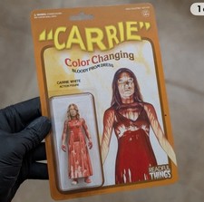 🔥 Rare 1/1 Stephen King Carrie Custom Action Figure By Readful Things MOC DKE picture