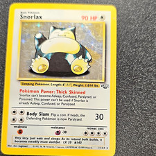 1999 Pokémon Jungle Snorlax Holo Rare Trading Card #11/64 English picture