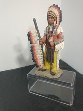 Vintage Native American Statue Slight Damage As Shown In Pictures  picture