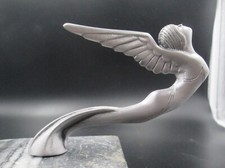 vintage flying lady winged goddess  ratrod hotrod car hood ornament picture