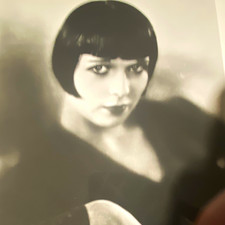 Louise Brooks B&W Portrait Photograph Paper Photo Print, Single picture