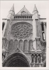 Chartres Cathedral France Rose Window VINTAGE PHOTO ORIGINAL picture