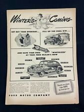 Ford Motor Company Magazine Ad 10.75 x 13.75 Swift Pard Dog Food Ronson picture
