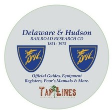 DELAWARE & HUDSON D&H RR OFFICIAL GUIDES,  EQUIPMENT REGISTERS & POORS ON CD picture