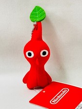 Pikmin Keychain Mascot / Red Pikmin Flower 10cm blue Stuffed Plush Doll Japan picture