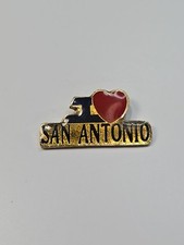 I Love San Antonio Travel Souvenir Lapel Pin Texas Red Heart picture