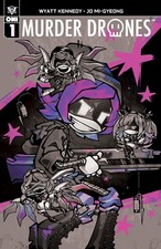 MURDER DRONES #1 2ND PRINT KROOKED GLASSES MRWEATHERFORD COMICS EXCLUSIVE picture