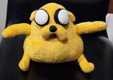 CUTE Jazwares Adventure Time Jake The Dog Cartoon Network Yellow 7” Fat Plush picture