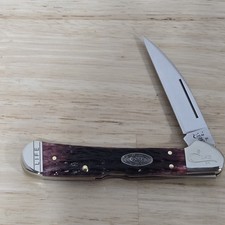 2012 Case XX 61549WL SS Crimson Bone Copperlock Case Collectors Club Life Member picture