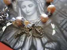 Freshwater Pearl Rosary Bracelet Blest Size 6- 7