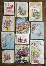 Lot of 11 Vintage Greeting Cards picture