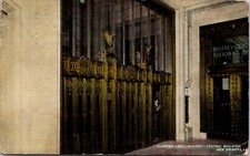 New Orleans, LA Elevator Lobby Whitney Central Building Postcard Divided Back picture