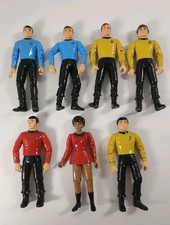1993 Playmates Classic Star Trek 7 Figure Lot Kirk Spock Scotty Uhura Sulu  picture