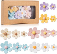 Homestheix Flower Magnets for Fridge, Locker Accessories, 16 Pcs Cute Fridge Mag picture