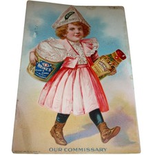Vintage 1899 Heinz 57 Varieties Our Commissary Trade Card Advertising Antique picture