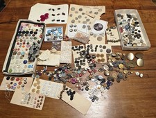 Antique/Vintage Button Lot  Estate Sale Find from California picture