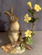 NIce  1992  LENOX  Daybreak Discovery  Eastern Cottontail Rabbit  Figurine picture