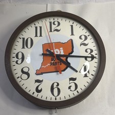 Old Vintage KOI Auto Parts Clock Advertising Seth Thomas Electric Car Advertisin picture