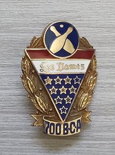 Vintage Les Dames de 700 Bowling Club 10k Gold Engraved over 6g picture