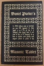 Daniel Parker’s Masonic Tablet  - De Hoyos picture