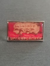 CCCP USSR LENIN STALIN COMMUNIST PARTY LENINE STALIN USSR Pin Badge New picture