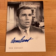 2005 Twilight Zone Season 4 Auto Card Don Durant as GREGORY WALKER Rittenhouse picture