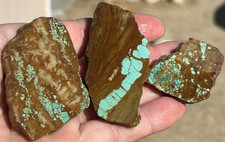 Authentic Pilot Mountain Turquoise Collectible Lapidary Slabs 500cts picture
