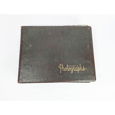 Vintage 1940s 1950s Military Photo Album Goose Bay Labrador Sled Dogs Manitoba picture