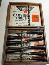 Antique Millers Falls Tools Carving Tools Set #3 From 1917? picture