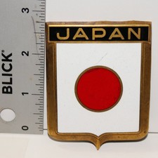 Car Badge Enamel Drago 1950s original Japan Japanese Automobile Emblem Insignia picture
