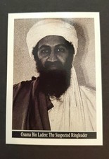 2001 Topps Enduring Freedom #19 Osama Bin Laden RC Fresh to Secure Holder picture