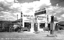 Navajo Indian Trading Post Gas Station Top Of The World New Mexico NM - Reprint picture