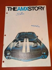1968 AMC AMX Story Dealer Sales Brochure Booklet Catalog Original picture