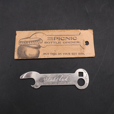 Early Wilber Brewing Co. Silitel Beer Bottle Opener Nebraska Pre Pro 1901 RARE picture