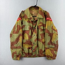 Vintage 50s Italian San Marco Camo Jacket Mens M/L Military Royal Lincolnshire picture