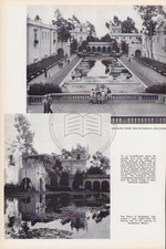 San Diego Balboa Park California Pacific International Exposition Photos 2p 1935 picture