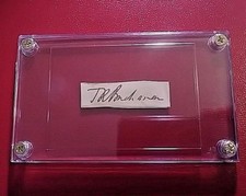 Thomas Ryburn Buchanan, signed signature Scottish Politician 1846-1911 autograph picture