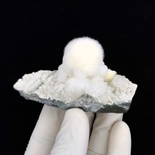 Natural Okenite, Apophyllite On Base Matrix Minerals Specimen #1113 picture