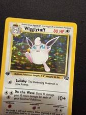 1st Edition Wigglytuff Jungle Holo #16/64 Excellent Condition picture