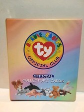Vintage 1998 Ty Beanie Babies Official Club Binder W/ 144 Trading Cards Lot Y2K picture