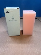 Partylite K06322 Square Pillar Lavish Pure Delights 3” x 6” picture